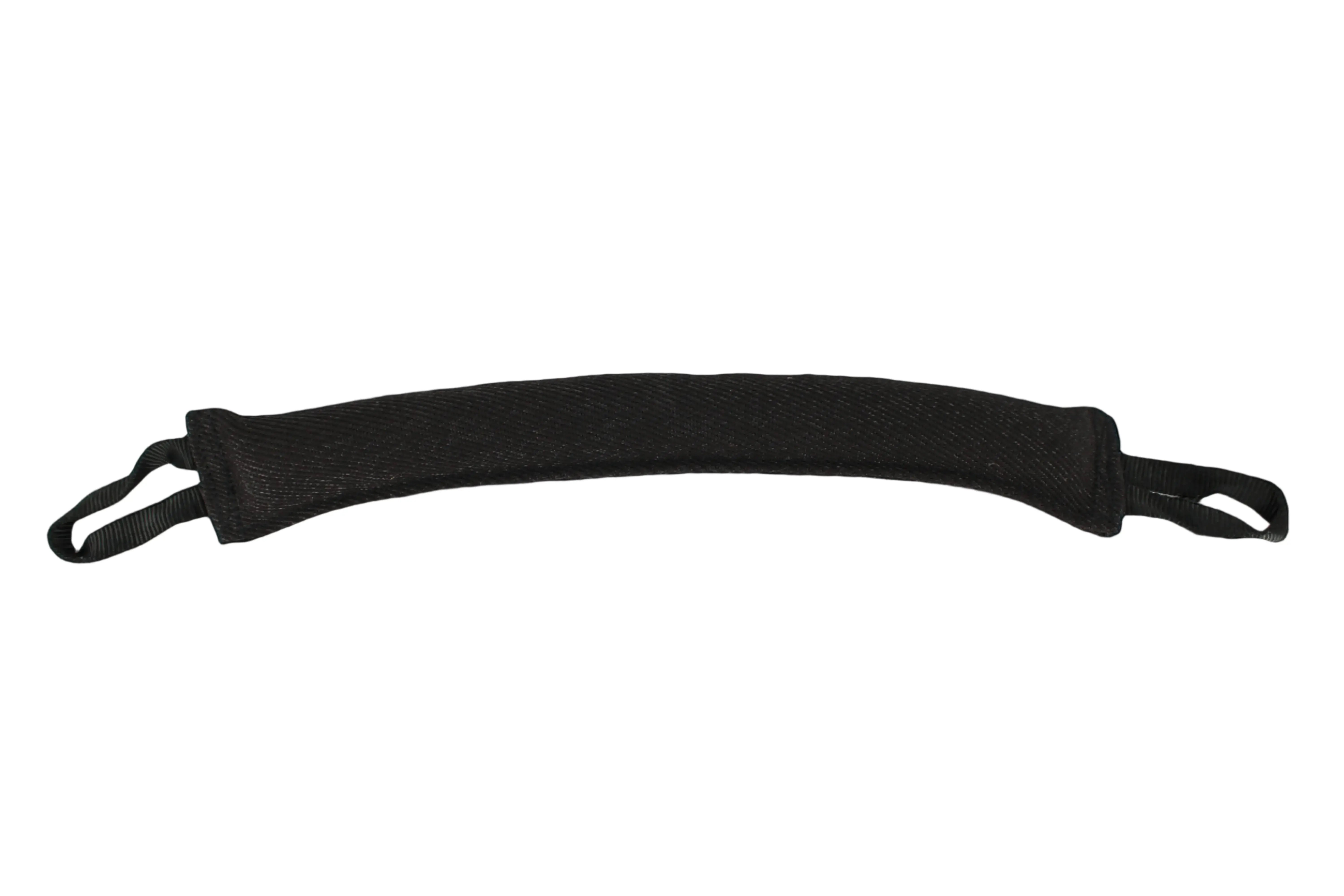 Black 22" dog reward tug toy by Titan Ultra K
