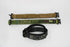 Close-up of the hidden AirTag pocket inside the Black Ops Dog Collar