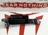Black Ops Dog Collar with tactical laser-cut Molle and patriotic flag