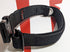 Black Ops Dog Collar with laser-cut Molle and subdued American flag patch